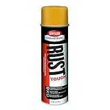 Krylon 425-r00479 Rust ToughエアゾールEnamels with 15オンスエアロゾルCan &グロス、産業イエロー( Pack of 6 )