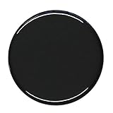 黒無地缶バッジ 大きいサイズ（57mm） 安全ピン