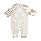 日本製　オーガニックコットン　うさぎモチーフのツーウェイオール　Amorosa mamma　アモローサマンマ