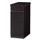 国産 完成品 幅29.5cmのキャビネット 30キャビネットメイトウェンジ[高さ74cm 奥行60cm] 1240411