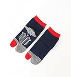 (靴下屋)kutsushitaya キッズネップカラフル足袋ソックス13〜15cm コン