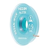 ホーザン(HOZAN) ハンダ吸取線 ウィック ソルダーブレイド 線幅0.9mm  全長3ｍ  NO.3736