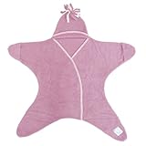 Tuppence & Crumble タッペンスアンドクランブル 星型アフガン Star Wrap スターラップ 11-18ヶ月用 シクラメン