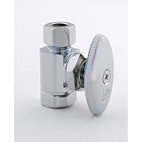 Jaclo 590-sn 3 / 8 " OD X 3 / 8 " IPSストレートバルブ、サテンニッケル