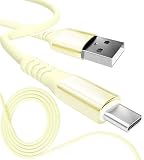 13カラー 4長さ PD急速 15W 60W 100W 100％シリコン 超高耐久 USB-A Type-C to タイプc【inklink Japan公式】充電ケーブル iPhone 充電コード USB-C 機器対応 急速充電 PC/パソコン/ノートパソコン/iPhone/iPad/Android (USB-A to Type-C 3A15W, ハニーミルク, 2m)