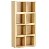 arne オープンラック コーナーラック 本棚 完成品 伸縮ディスプレイラック R+R 60-4 ナチュラル