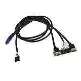 Hxyxbnhno マザーボード USB3.0+USB2.0 I/Oボード 内部ケーブル HUB 高延長ケーブルケーブル PCコンピュータ用 C用