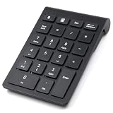 ワイヤレス テンキーボード 22キー テンキーパッド 数字キーパッド テンキー ブルートゥース 電池式 無線 タブレット パソコン スマホ コンパクト 薄型