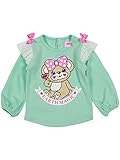 (アースマジック) EARTHMAGIC ドットマフィー肩フリルロングＴシャツ 90cm エメグリ