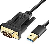 USB - VGAアダプターケーブル 1.5M Mac OS Windows 11/10/8/7 USB 3.0 - VGAオス 1080P モニターディスプレイ ビデオアダプター/コンバーターコード(1.5m)