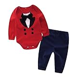 PER ベビー　ロンパース　 キッズ 紳士服　フォーマル 長袖　上下セット　ロンパース+ロングパンツ　可愛い　男の子