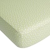 CoCaLo Mix & Match Dottie Fitted Sheet Sage (Discontinued by Manufacturer) [並行輸入品]