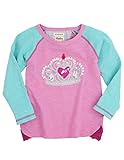 Hatley ハットレイ キッズ女の子 胸もと王冠、(プラスチック・ダイヤモンド・ビーズ付)グラフィック長袖Tシャツ 100cm 、4Y(104cm) マルチカラー 綿100% TS0PRCR001