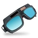 Careshine 溶接メガネ PCレンズ ソーラー自動感光式 自動遮光 溶接ゴーグル 保護 眼鏡 電気メガネ サングラス ソーラー 保護メガネ 軽量 作業用