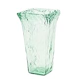 Deco 79 Glass Vase, 13 by 7-Inch [並行輸入品]