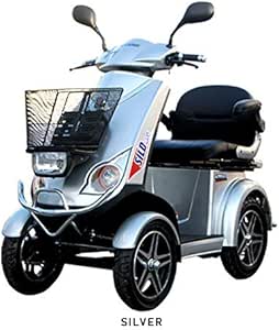 アクセス 電動ミニカー 一人乗り 4輪 シルドlx4w L リチウム電池モデル ミニカー登録 ヘルメット不要 最高速度 H シルバー オートバイ 電動バイク バギー 車 バイク Amazon