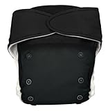 BabyKicks Premium Cloth Diaper Hook and Loop Closure, Black by BabyKicks [並行輸入品]