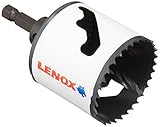 Lenox Tools 1772951 2-1/8-Inch or 54mm 34A Bi-Metal Speed Slot Arbored Hole Saw [並行輸入品]