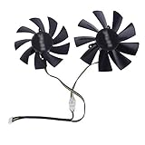 Kemelo 87mm GA92S2H 100mm GAA8S2H GAA8S2U ZOTAC GTX 1060 10701080ブラックABSプラスチック冷却ファン用4ピンクーラーファン