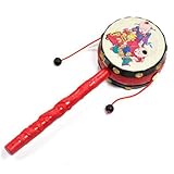 チャイニーズ トラディショナル ラトル ドラム クラシック トイ ノイズ メーカー ベイビー トイ 並行輸入品