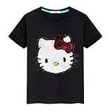 女の子パーソナライズされたフラッシュTシャツマジックスパンコールスウェットシャツ(3〜12歳に...