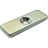 TRUSCO ネオジム角形磁石 皿ネジ穴付 25mmX25mmX6mm M6 1 T25K06-M6