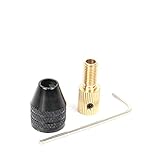 1セット電気モーターシャフトミニチャックフィクスクランプドリルビット0.3-3.5ミリメートル小さなマイクロチャック固定装置ツールセット