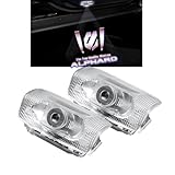 Ltsplay ヴェルファイア 20系 カーテシランプ 車用カーテシ カーテシライト ドアウェルカムライト LEDロゴ投影 30系 ヴェルファイア ドアランプ 角度調整機能付き 2個セット for Vellfire (WEF-B)