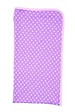 Organic Farm Buddies Farm Girl Cotton Blanket, Purple Polka Dots by Organic Farm Buddies [並行輸入品]