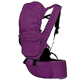【YW】ベビースリング多機能 ベビースリング 新生児 赤ちゃん 抱っこひも おんぶ紐 (パープル)