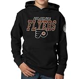 NHL Philadelphia Flyers Playballパーカージャケット、ジェットブラック XL ブラック