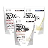 WINZONE(ウィンゾーン)ホエイ プロテイン パーフェクトチョイス 3kg 組み合わせセット(プレーン風味1kg、濃厚チョコ風味1kg、バニラ風味1㎏)ビタミン11種 ミネラル4種 日本新薬