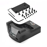 Yoyzn照準器 M1タイプ レプリカ マイクロ赤/緑ドットサイト ピストル用 超軽量 20mmレール対応 グロックユニバーサルマウント 対応モデル PT111 G2/G2c/G2s/G3 トップ開放型発光体 速射用スコープ (緑の点)