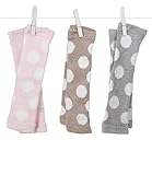 リトルジラフ ベビーレギンス ドットLittle Giraffe Leggies/Legwarmers (Dot Silver/Pink/Flax) 【並行輸入日本未入荷】 /BOX入り