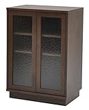 エイ・アイ・エス(AIS) ハイキャビネット Forte2 幅60cm ダークブラウン FOR-603HG