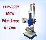 DC-HOUSE ホット箔押し機 エンボス加工機 手動 5x7cm