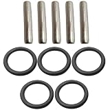 TEXST インパクトレンチ用 ピン＆Ｏリング 【 ソケット コマ 固定用 】 (ピンΦ３ｘ１８ｍｍ ＯリングΦ１８)