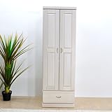 ロッカー 幅60 ワードローブ 北欧 アンティーク カントリー ホワイトウォッシュ 60cm ローラ AYU-3-188