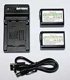 USB充電器 + NP-FW50 互換バッテリー 2個セット