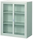 MFJG52-G11 A4対応書庫 引違枠付ガラス戸 D515/H1110タイプ ニューグレー