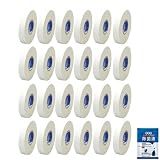 バトルウィン テーピングテープ ホワイトテープ 非伸縮タイプ 12mm幅 12m巻き ×24巻 + 除菌液2ml付き