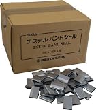 [N-4185323]ツカサ　重梱包バンド用金具シール「１９ｍｍ用（１０００個入り）」 TMS19