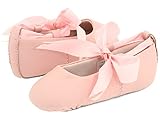 [ベイビー ディア] Baby Deer Sabrina Ballet (Infant/Little Kid) フラットシューズ Pink Leather 5 Toddler(12cm) - M [並