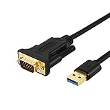USB to VGA, CableCreation USB 3.0 to VGA変換ケーブル （FL2000チップセット）USB - VGA変換アダプタ 1080P @ 60Hz、外付けビデオカード (オス) - (オス) Windows XP/Vista / 10/8/7、Mac、Mac OS X対応 ブラック/1.8M