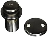 Jaclo 535 – 75-scつま先コントロールDrain Strainer with 2つ穴フェースプレート、3 "サテンクローム