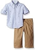 Little Me Baby Boys ' Woven Pant Set カラー: ブルー