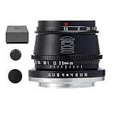 【2年保証付】TTArtisan 35mm F1.4 手動焦点固定レンズ Sonyカメラに対応 ソニーEマウント 6群7枚 単焦点レンズ SONY NEX-5 NEX-C3 NEX-5N NEX-7 NEX-F3 NEX-5R NEX-3N NEX-5T A3000 A5000 A6000 A3500 A5100 A6300 A6500 APS-Cミラーレスカメラ用 レンズケース同梱 (Sony EマウントAPS-C)
