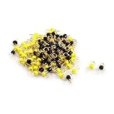 uxcell PCBテストピン端子 PCBテストエンドポイントピン 検査プローブ PCBボード用 ブレッドボード 100個入り