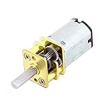 XDiscount ギアモーター 金属 電子部品 円筒状 ギヤードデザイン 減速 電子ゲーム機 12V 60RPM ハイトルク 3mm