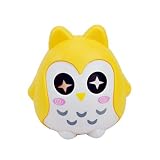 toymytoy Coin Bank Cartoonお金コインBank Owl Shaped 3.9 * 3.9 * 5.12 inch イエロー B82164615AOK9D5538